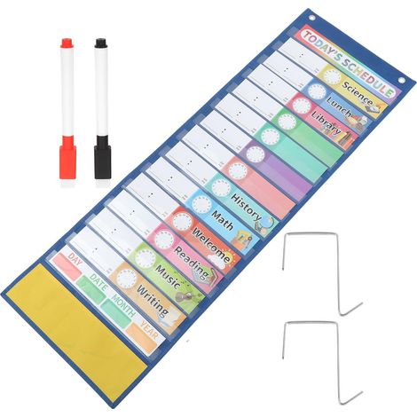 LIFKOME - Lot de 15 tableaux poche pour emploi du temps (1/5)