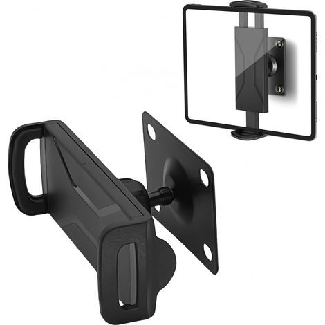 Rotation à 360 Degrés Support Mural Tablette Rétractable de 4,7 à 14 pouces Support Mural de Réglage Adapté aux Tablettes ,Liseuses Etc,Compatibilité universelle,Rotation à 360°,Robuste et Stable (1/5)