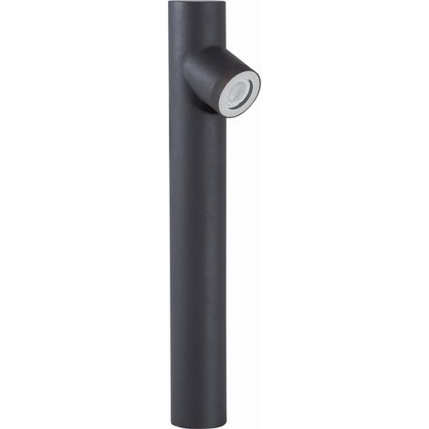 Merano Haven Borne d'Extérieur Gris Foncé Aluminium Verre LED GU10 1x7W IP65