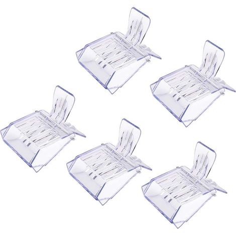 Lntyq Set mit 5 Imker-Bienenkönigin-Traumfänger-Clips aus Kunststoff, transparent (1/5)