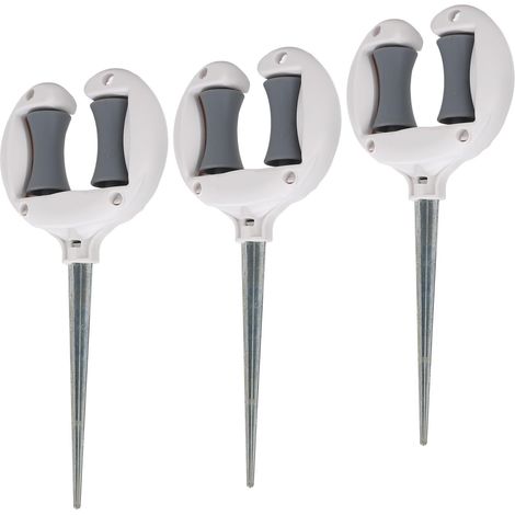 Guides de Tuyau pour le Jardin, Piquets de Guidage de Tuyau d'arrosage Guide de Tuyau d'arrosage Positionnement de Tuyau d'eau Guide de Tuyau de Pelouse Support de Pointe Guide de Tuyau (1/5)