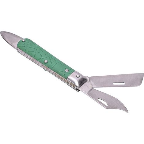 Couteau à greffer multifonctionnel pour semis et arbres fruitiers, couteau à greffer, couteau à greffer par bourgeon, couteau à greffer empilé, couleur aléatoire multifonctionnelle. (1/5)