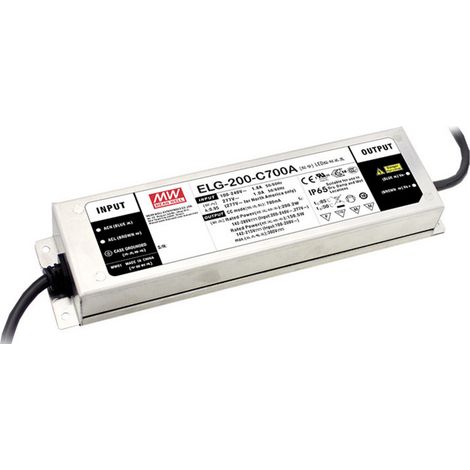 MEAN WELL ELG-200-C1400B-3Y LED-Treiber  Konstantstrom 198.9 W 1400 mA 71 - 142 V/DC 3 in 1 Dimmer F