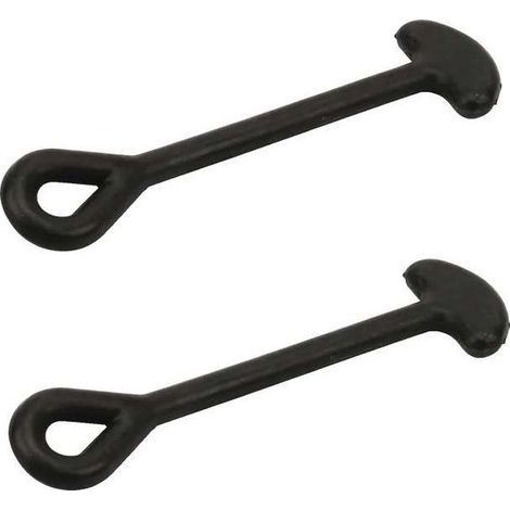Tenditore a cricchetto 2x 186 mm – Carico massimo 150 kg – Cinghia estensibile per portabici, ganci di traino, rimorchi, piscine, giardini (1/2)