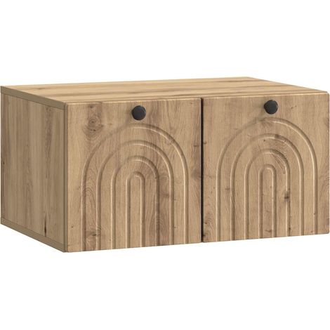 Maison Exclusive - Mobile Porta TV da Muro 59,5 x 41 x 30 cm Rovere Artigianale (1/5)