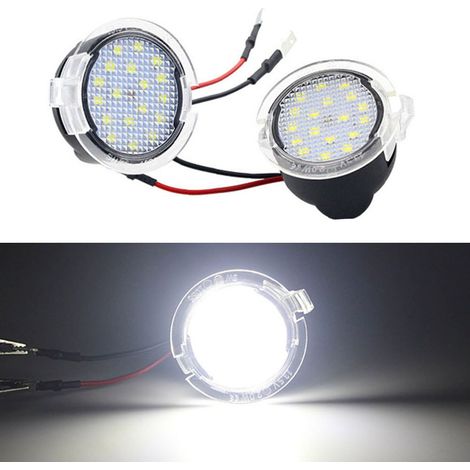 Lot de 2 lampes à 18 LED sous le rétroviseur pour Ford Mondeo S-Max EDGE Explorer F-150 (1/5)