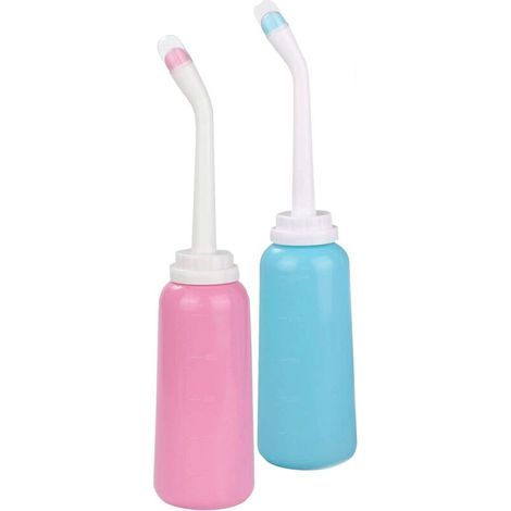 Bidet portable pour voyage – 2 pièces de 500 ml avec sac de rangement, pratique et hygiénique (1/5)