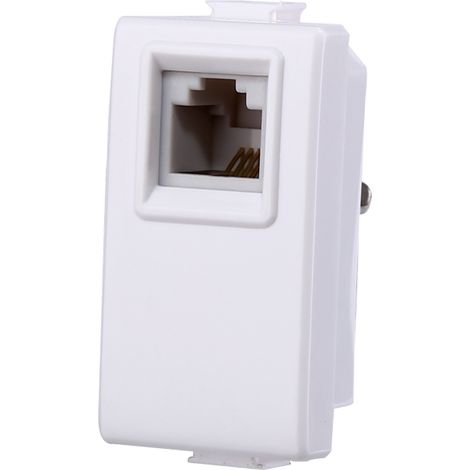 ETTROIT CONNETTORE RJ11 TELEFONO compatibile matix bticino MT2354 (1/3)
