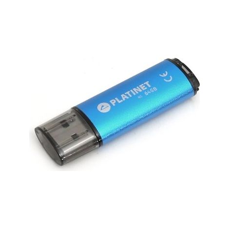 PENDRIVE 64 GB USB 2.0 X-DEPO AZUL PLATINET