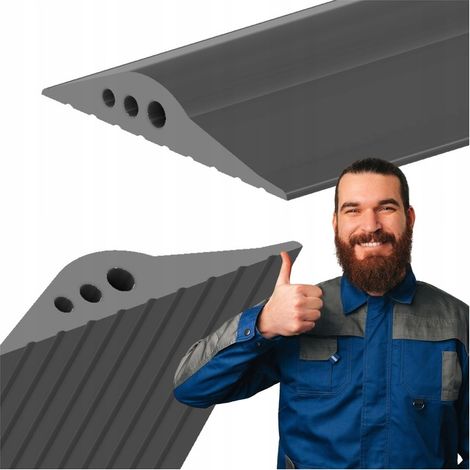 Junta de garaje, junta DEBAJO de la puerta del garaje, umbral PARA la puerta 4m 111x20mm (1/5)