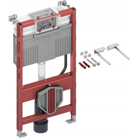 Tece TECEprofil - Bâti-support pour WC suspendu avec fonction bidet, avec réservoir de chasse Uni, hauteur de construction 0,98 m 9300382 (1/3)