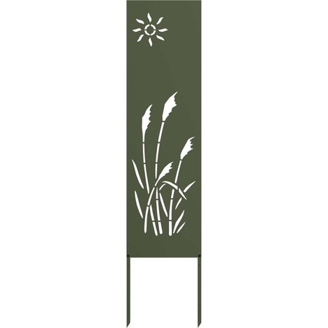 Garten Sichtschutz-Leinwand Olivgrün 32 x 140 cm