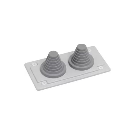 Hager Kabeleinführung 2 Kabel D=23-55mm FZ415S (1/2)