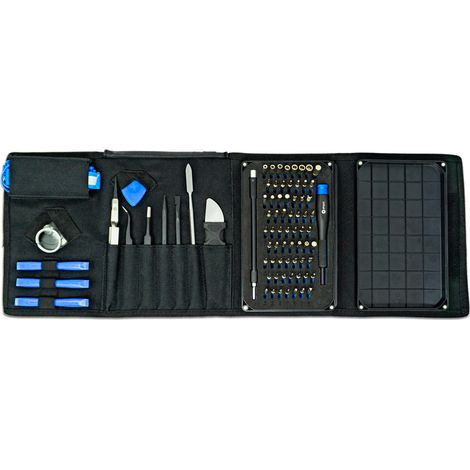 iFixit Pro Tech Toolkit, Werkzeug-Set, schwarz/blau, für Elektronikreparaturen (1/5)