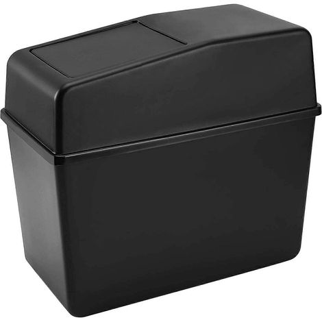 Auto-Mülleimer mit Deckel, Fahrzeug-Müll-Organizer, Papierkorb für Auto, Zuhause, Auto-Innenraum (1/5)