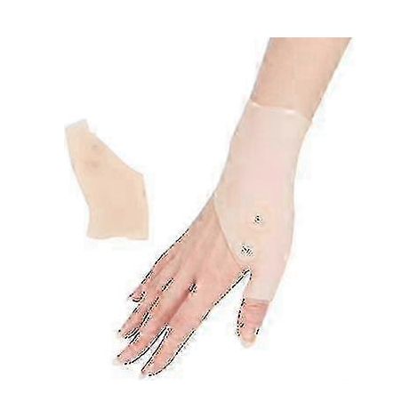 Bracelet magnétothérapie en gel silicone pour poignet et pouce - soulagement canal carpien,single (1/5)
