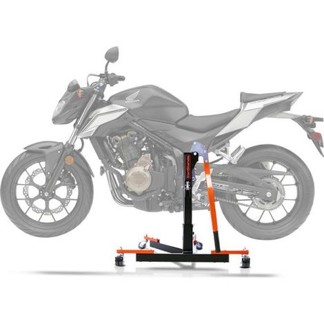 Werkstattunterstützung Centrale CS Power Evo für Honda CB 500 F 19-23 orange