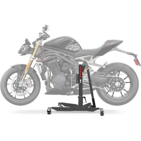 Alzatore centrale - CONSTANDS - Triumph Speed Triple 1200 RS 21-25 - 300 kg - piastra di adattamento specifica - pieghevole