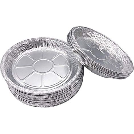 Lot de 50 moules à tarte, aluminium, 15,2 cm, jetables, cuisson, congélateur, cuisine professionnelle