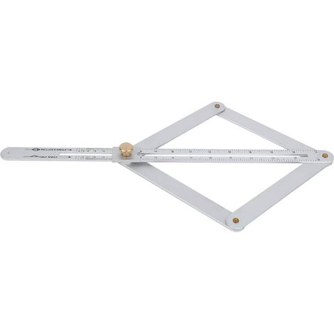 Équerre de Mesure d'Angle en Alliage d'Aluminium Réglable - Outil Polyvalent pour Carrelage et Menuiserie
