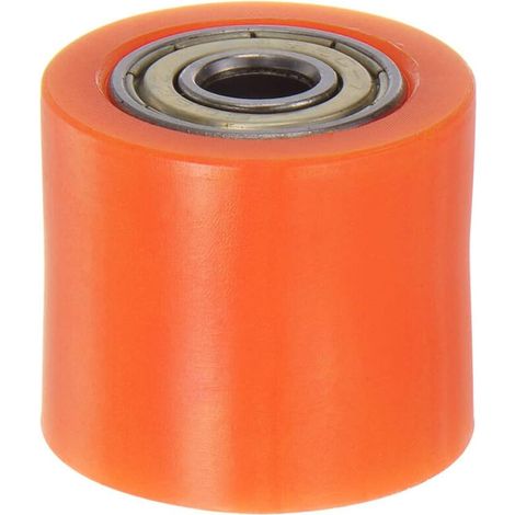 Galet tendeur de chaîne de transmission 8 mm, guide-galet, pour moto de route, orange (1/5)