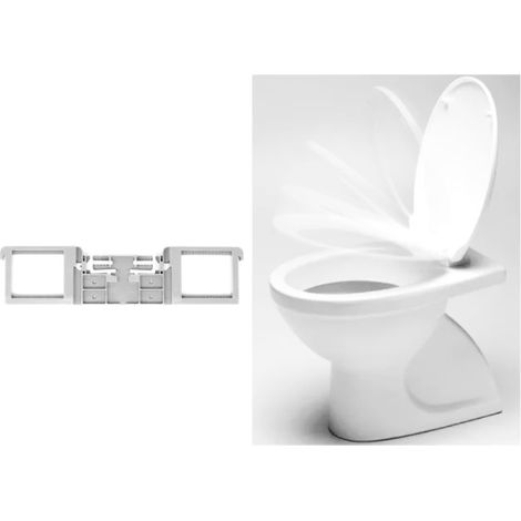 COPRI WATER TERMOPLASTICO UNIVERSALE SERIE RALLENTY BIANCO - KG1,5