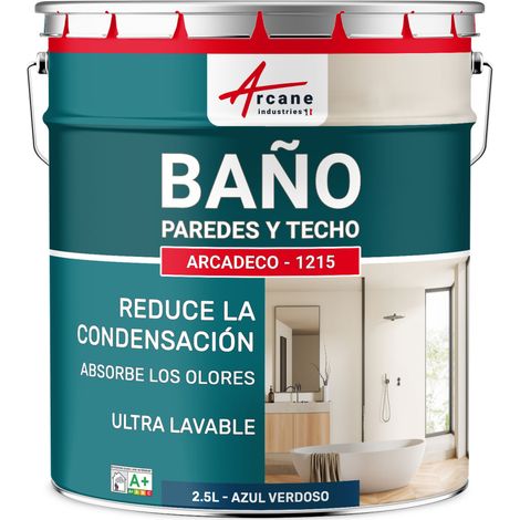 Pintura impermeable baño: para paredes y techos de baño - ARCADECO - 1215