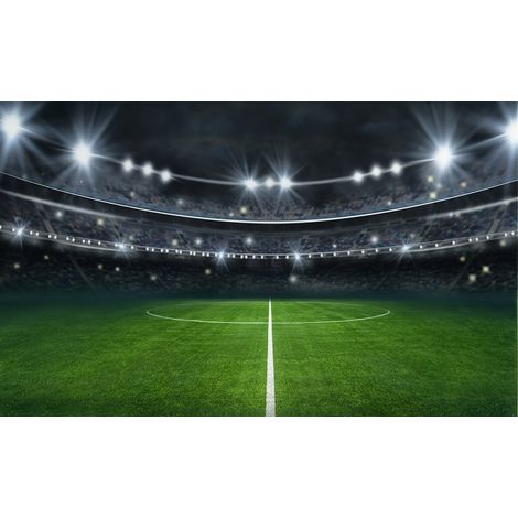 Papier peint panoramique Foot / Football - Stade de foot - 130 cm x 79 cm (1/2)