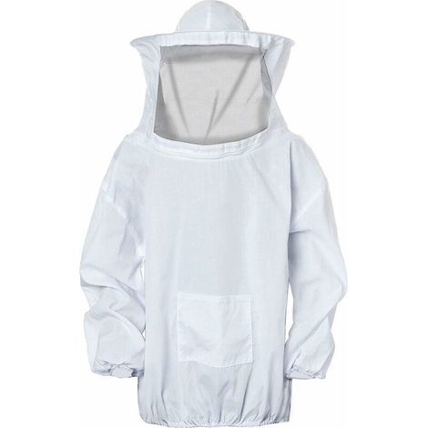 Giacca da apicoltore, Protezione professionale per api, Cappello da apicoltore con velo rimovibile, Tuta da apicoltore con cerniera per apicoltori