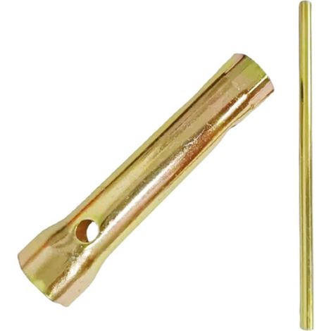 Clé à douille à double extrémité 14 mm 18 mm en alliage d'acier pour moto Poignée ergonomique pour réparation de voiture (1/4)