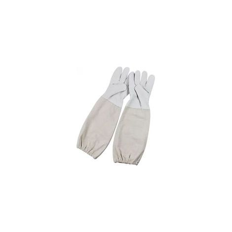 Gants D'apiculture, Gants Protégés pour Apiculteur, Matériel Apicole, Convient à La Plupart des Hommes ou des Femmes, un Outil Essentiel pour Les Apiculteurs de Conservation, Blanc