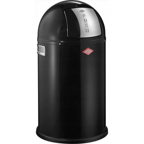 Wesco Pushboy poubelle noire 50L design intérieur (1/3)