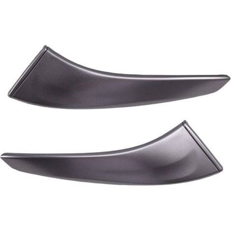 1 paire Couleur : Gris argenté Matériau : Plastique Panneau de garniture de poignée intérieure de porte gauche + droite 8