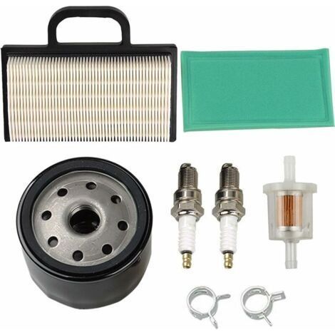 Filtre à air et kit d'entretien pour moteurs Briggs & Stratton Intek V-Twin 18-26 HP – Comprend filtre à huile, filtre à carburant, bougies d'allumage (1/3)