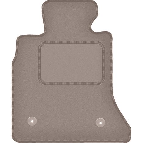 Fahrermatte beige für: BMW 5 F11 Kombi (Touring) (Klettverschluss) (2010-2013)