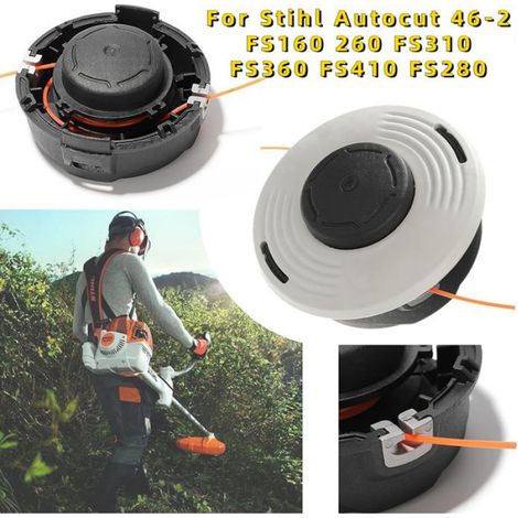 Remplacement de la tête de coupe pour Stihl Autocut 46-2, pièces de tondeuse à cordes, FS160, FS220, FS260, FS310, FS360, FS400 (1/5)
