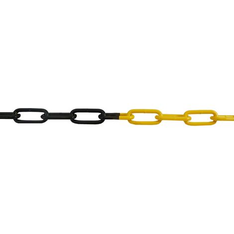 Chaîne RS PRO en Acier Noir/Jaune ( Prix pour 1 )