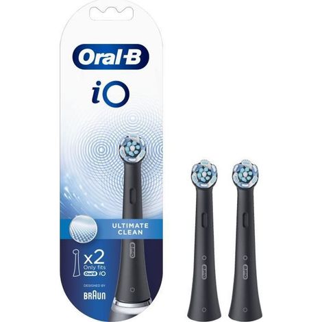 Oral-B iO Ultimate Clean 80335625 cepillo de cabello 2 pieza(s) Negro (1/5)