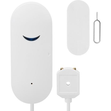 Détecteur de fuite d'eau WIFI, capteur d'inondation et de débordement, alarme avec ruban adhésif double face pour Tuya (1/5)