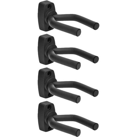 Support mural pour guitare – supports de guitare – lot de 4 – réglable – 13,3 x 6,7 x 3,5 cm (1/5)