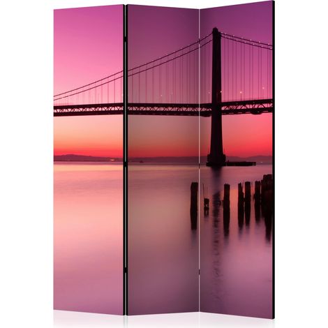 Paravento - Purple Evening [Room Dividers] - 135x172 (1/4)