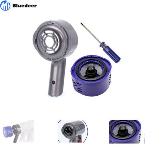 Hintere Motorabdeckung und hinteres Filterset für Dyson V6 DC59 DC62 DC74 Staubsaugerzubehör, für HEPA-Filter-Umrüstsatz