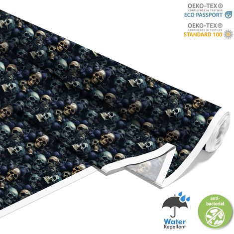 TESSUTI DECORATIVI PER ESTERNI OXFORD - Motivo Teschio I DX4280 (1/5)