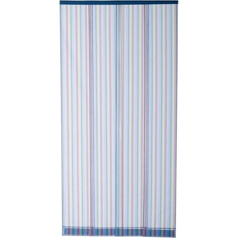 MOREL - Rideau portière moustirayures 4 bandes 160x220 (1/3)