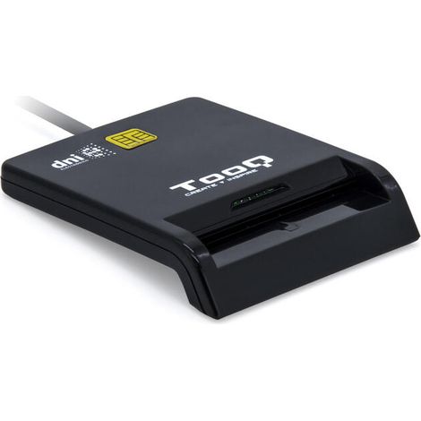 Lector de Tarjetas Inteligentes TooQ TQR-211B Negro (1/4)