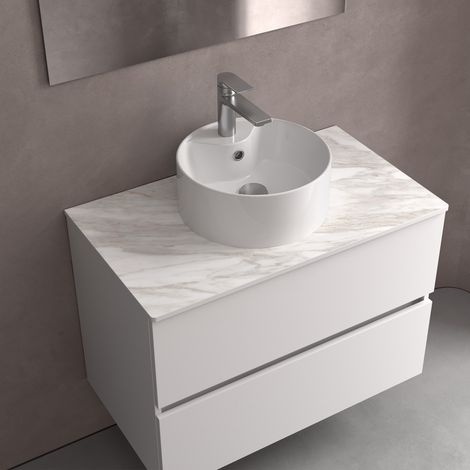 Lavabo, vasque à poser LISBOA Blanc - Gioia Materia (1/2)