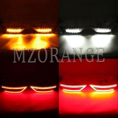 Feux de pare-chocs arrière pour Ford Focus Hatchback 2009-2013, feu stop arrière, feu antibrouillard pour Ford Focus 2 Mk2, Escape, Kuga, Ecosport - 4 fonctions (1/5)