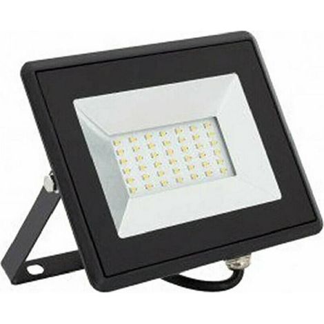 TRADE SHOP - Faretto Proiettore Da Esterno 50w Nero Ip65 Luce Calda Fredda Naturale - -Bianco Freddo - (1/2)