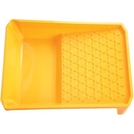 Forte Bac à peinture jaune 34 x 37 cm ergonomique