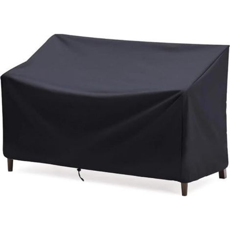 Housse de protection contre la pluie pour banc d'extérieur - housse double pour banc de terrasse, housse pour chaises de jardin (1/5)